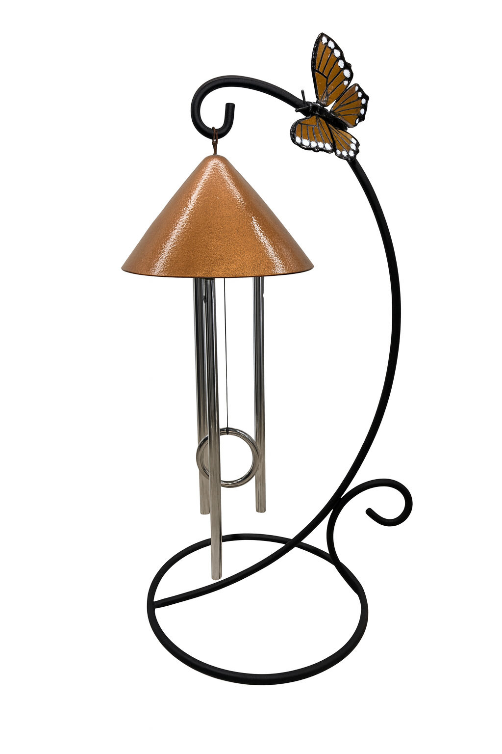 Sprite Solar Chime with Butterfly