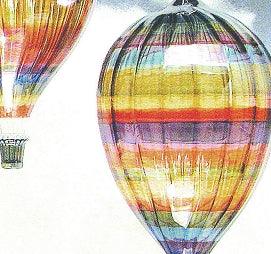 Glass Hanging Hot Air Balloon Suncatcher