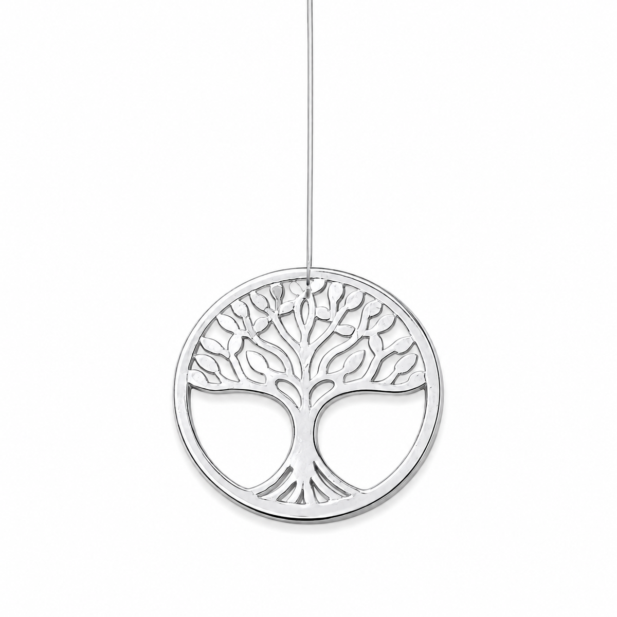 Tree of Life Memorial Striker, laser-cut stainless steel, for Sprite and Bella Blossom indoor solar chimes