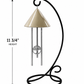 Measurements for memorial sprite solar chime