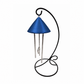 Sprite indoor solar  chime in Sapphire Shimmer hand  painted finish 
