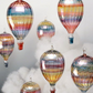 Handcrafted Glass Hot Air Balloon Suncatcher - Wind Chime Fun